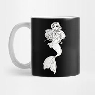 Siren with a skull Mug